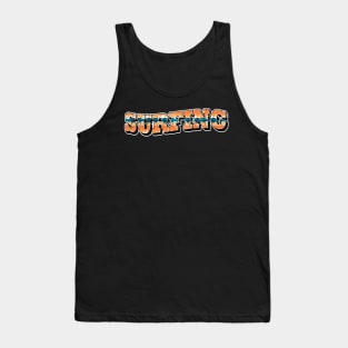 Surfing Beach Summer Typography Tank Top